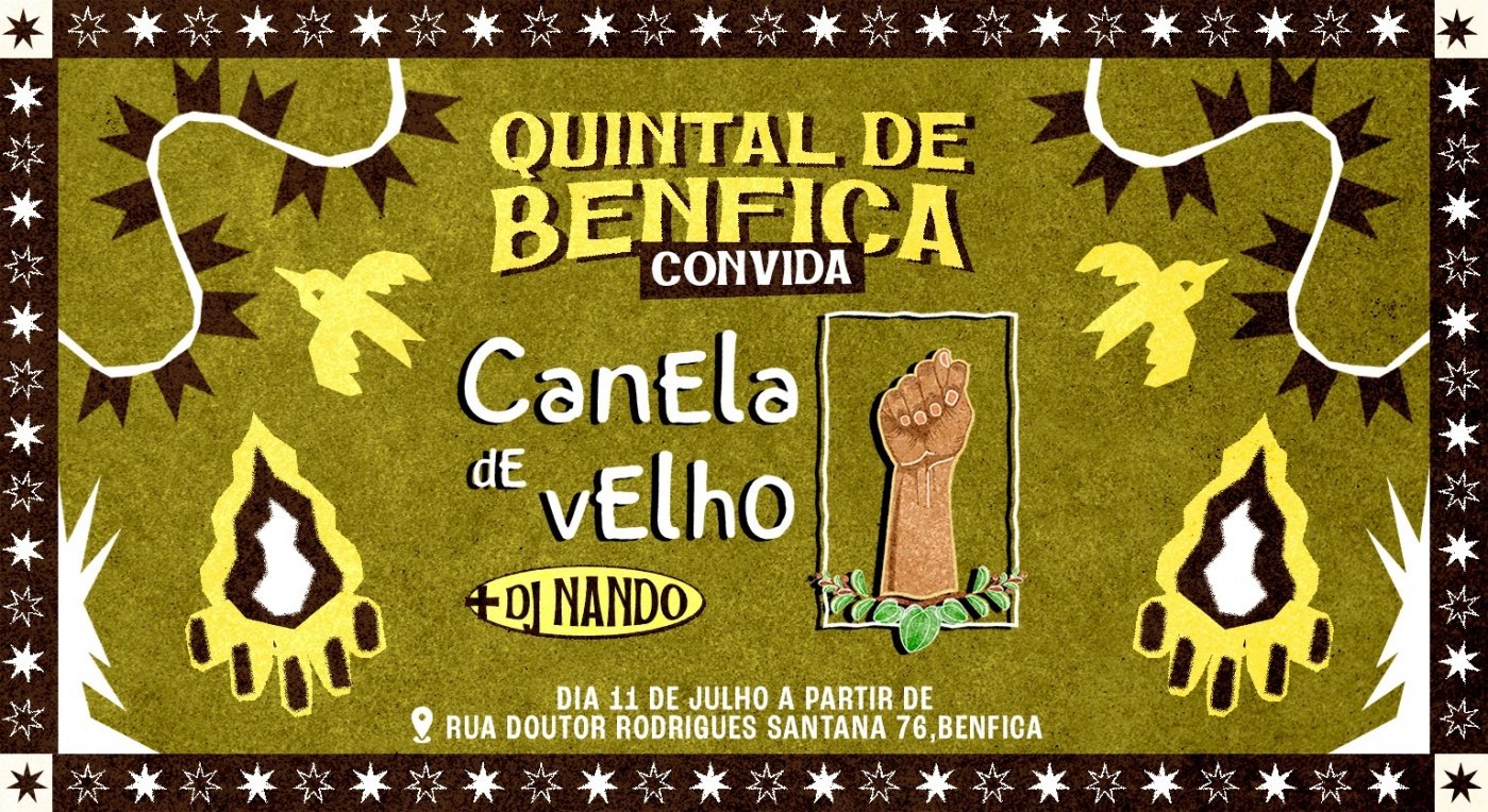 Arraiá do Quintal de Benfica com Canela de Velho e DJ Nando (foto do evento)