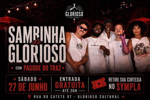 Sambinha do glorioso com pagode do traz (foto do evento)