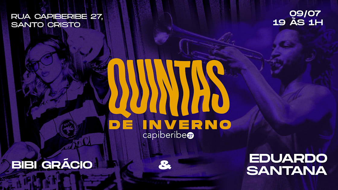 Quintas De Inverno • Eduardo Santana + Dj Bibi Grácio (foto do evento)