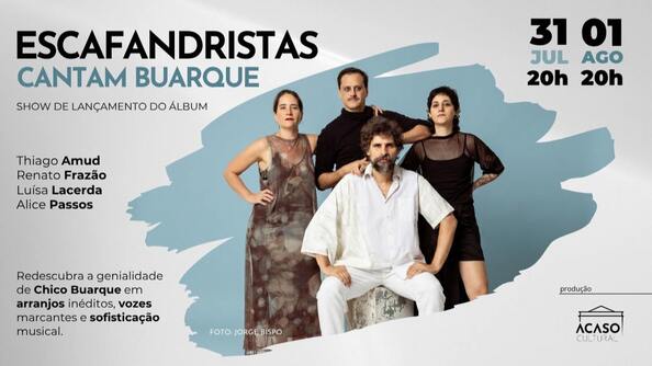 Escafandristas cantam Buarque (foto do evento)