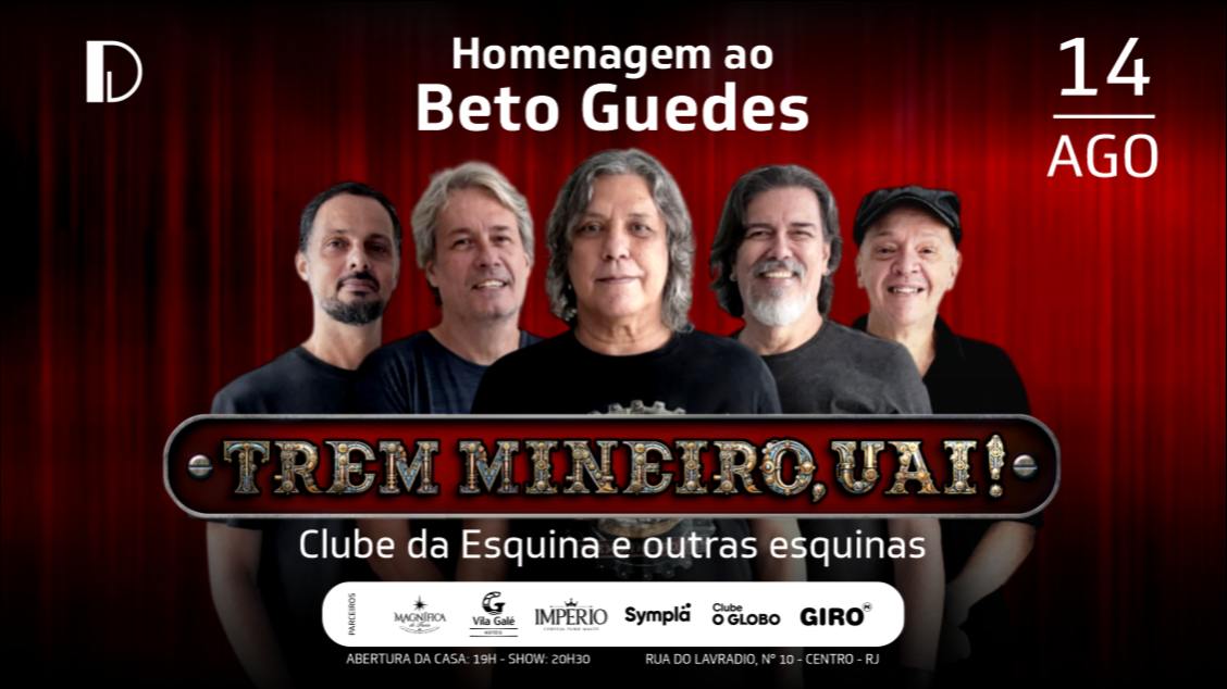 'trem mineiro - homenagem ao beto guedes, ao clube da esquina e a outras esquinas' 14.08 (foto do evento)