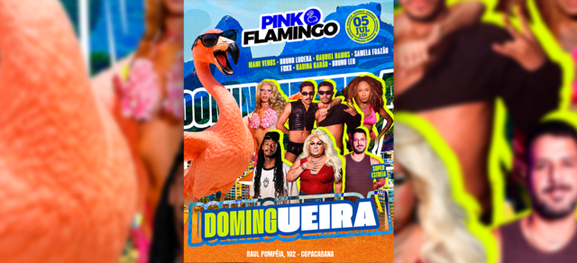 Pink Flamingo |Domingueira - 05 de Julho - 21h (foto do evento)