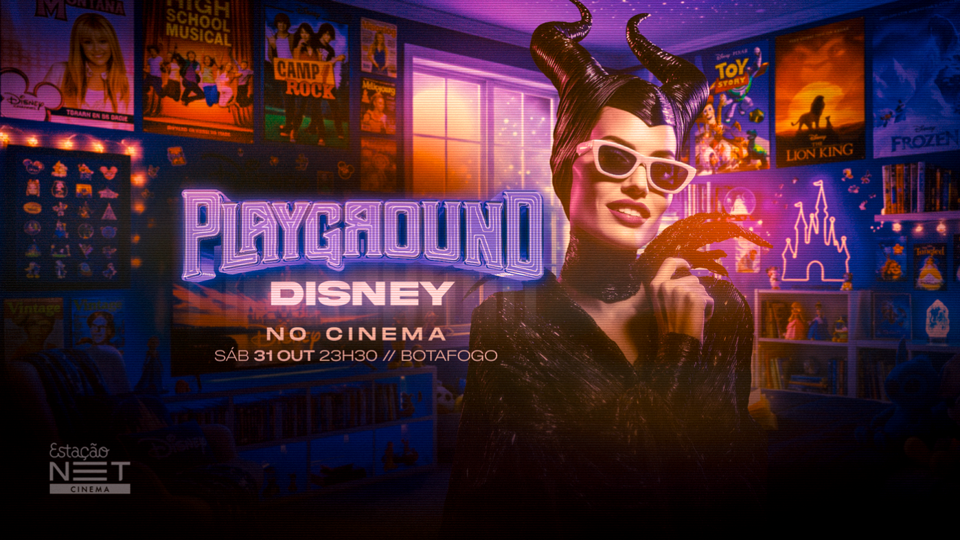 Playground Disney no Cinema · Esp. 3 anos · Full Open Bar · Estação Net Rio, Botafogo. (foto do evento)
