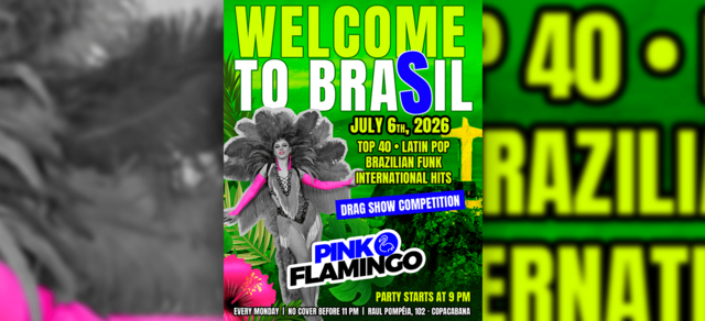 Pink Flamingo |Welcome to Brasil | Segunda, 06 de Julho 21h (foto do evento)