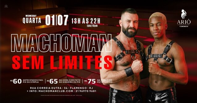 Machoman sem limites (foto do evento)