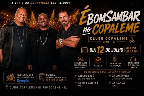 É BOMSAMBAR no COPA LEME (foto do evento)