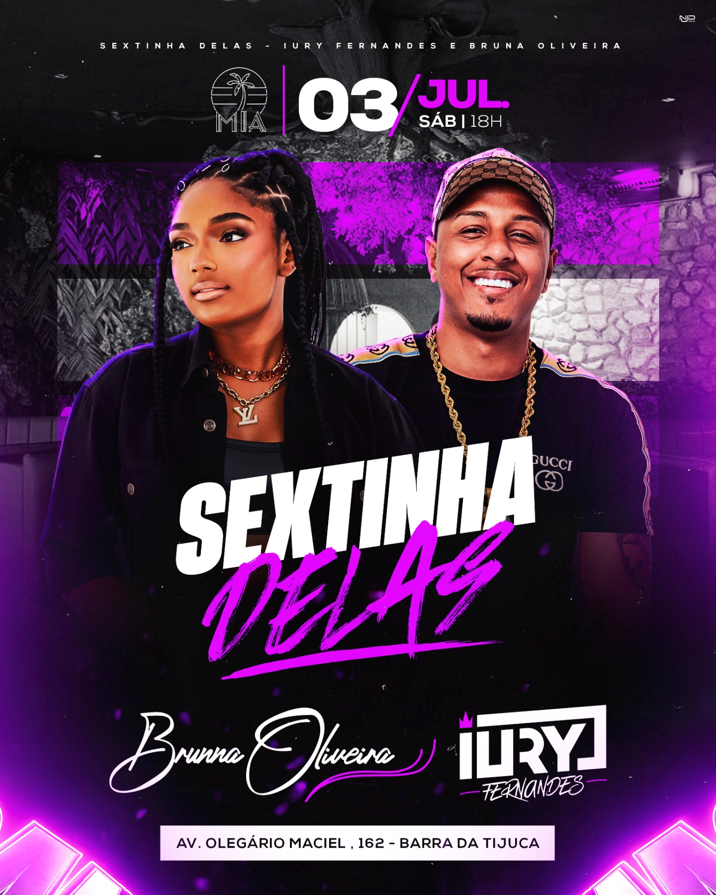 Sextinha Delas - 03/07/26 (foto do evento)
