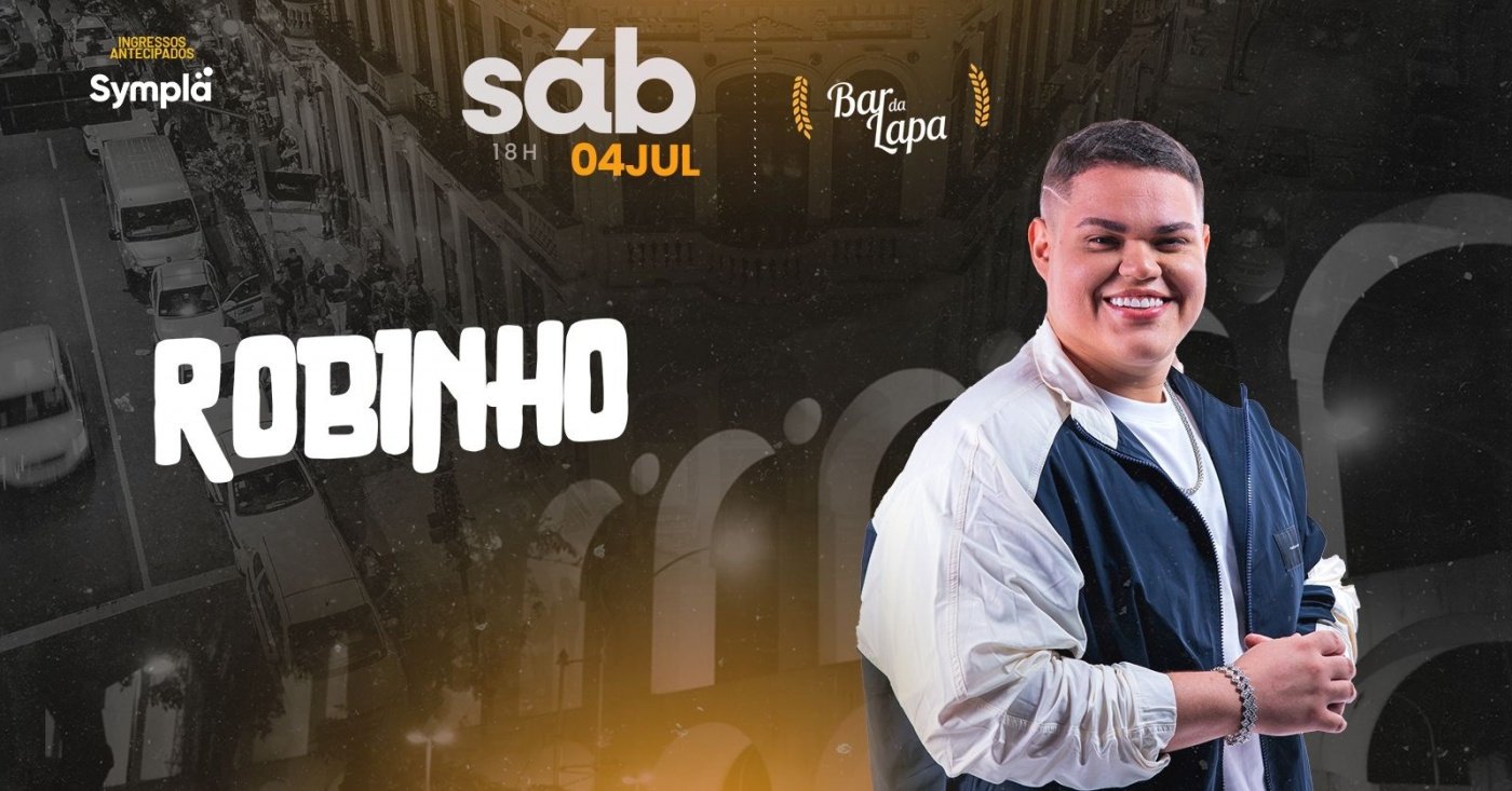 Robinho no bar da lapa (foto do evento)