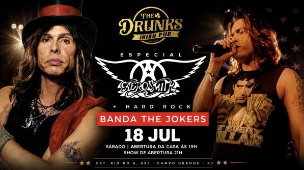 Especial Aerosmith + Hard Rock - Banda the Jokers (foto do evento)