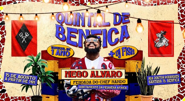 Feijoada de 1 ano do Quintal de Benfica com Nego Alvaro (foto do evento)
