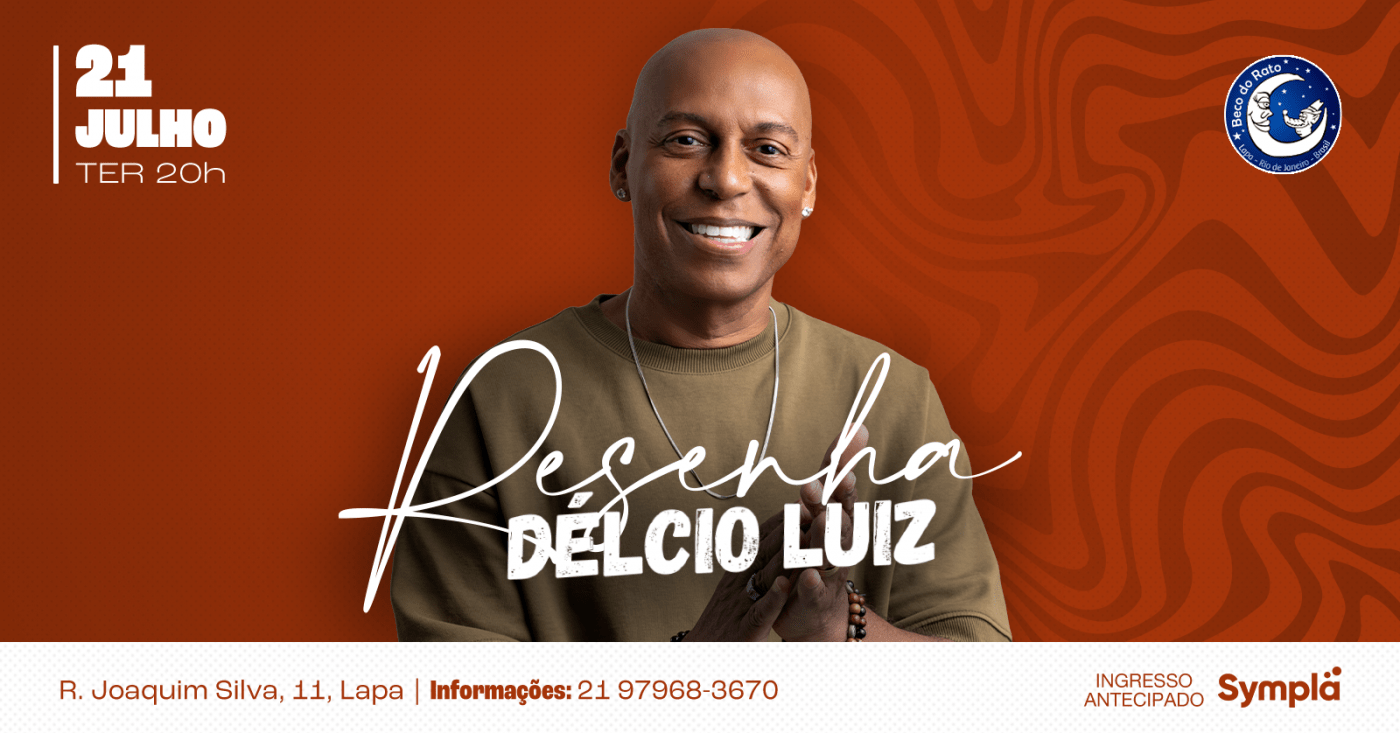 Resenha Délcio Luiz no Beco do Rato 21/07 (foto do evento)