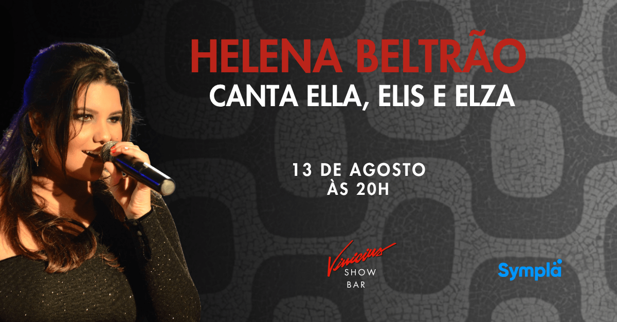 Helena Beltrão canta Ella, Elis e Elza (foto do evento)