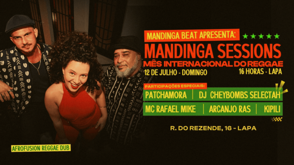 Mandinga sessions especial mês internacional do reggae (foto do evento)