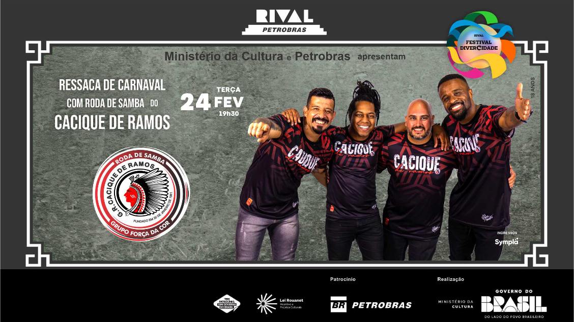 ressaca de carnaval com a roda de samba do cacique de ramos (foto do evento)