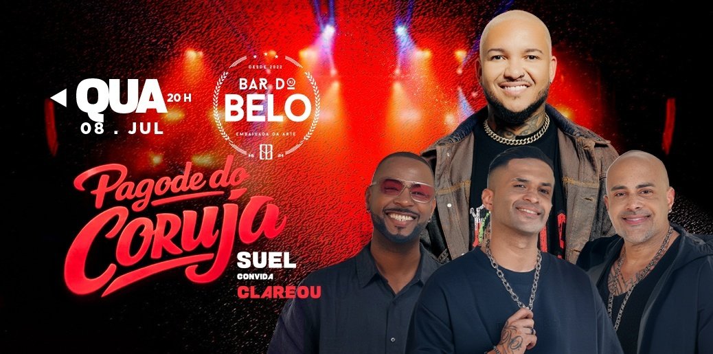 Bar do belo apresenta: pagode do coruja (suel convida clareou) (foto do evento)