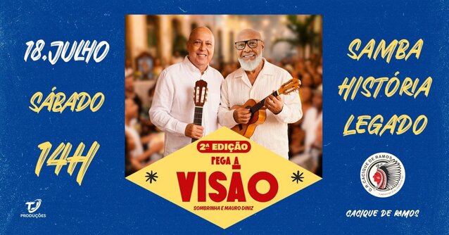 Pega a Visão - com Sombrinha e Mauro Diniz (foto do evento)