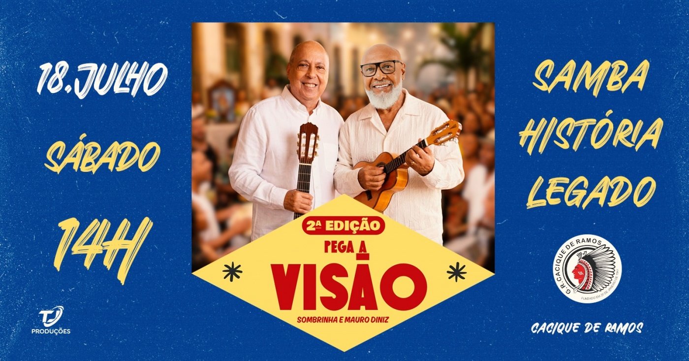 Pega a Visão - com Sombrinha e Mauro Diniz (foto do evento)