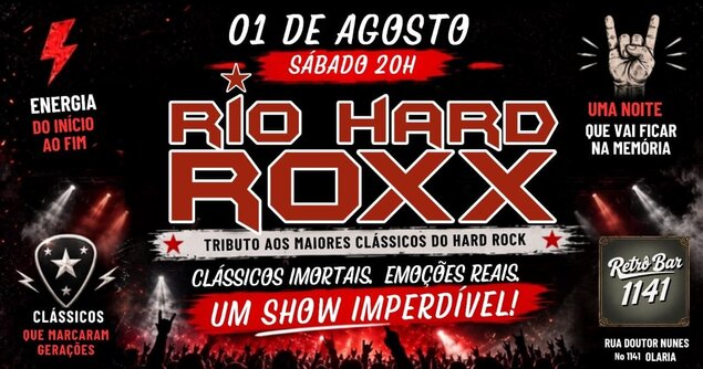 Rio hard roxx - retrô bar 1141 (foto do evento)
