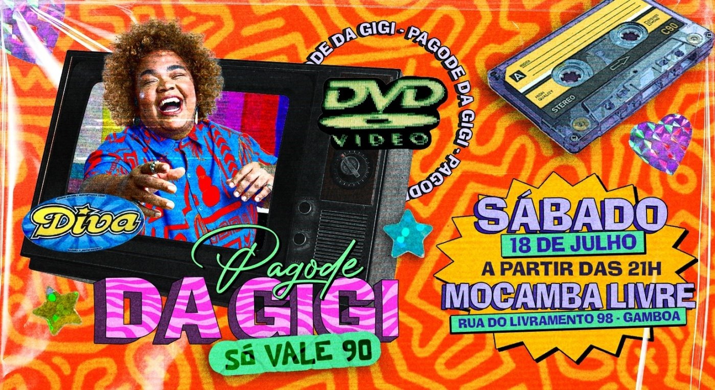 Pagode da gigi "só vale 90" (foto do evento)