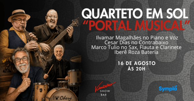 Quarteto em Sol no show “Portal Musical” (foto do evento)