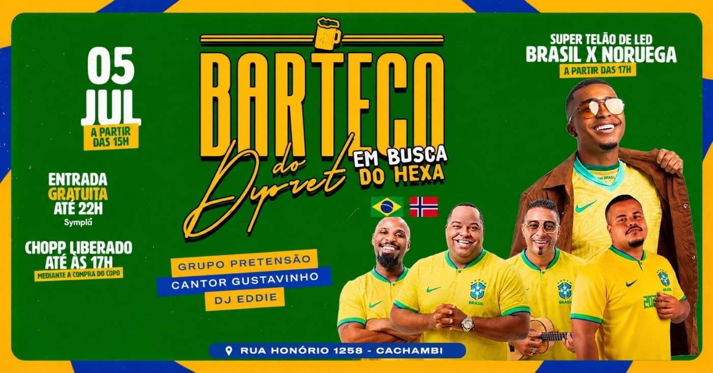 Barteco do Dupret (Essência do Samba) - Brasil x Noruega (foto do evento)