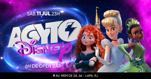 Agyto Esp. Disney | Drinks Especiais Cinderela e Malévola + Personagens Vivos (foto do evento)