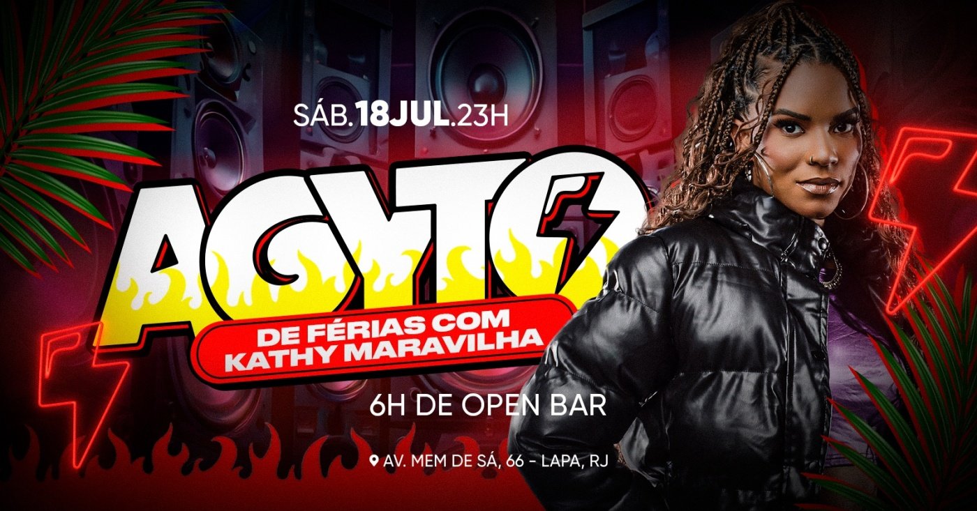 Agyto | De férias com Kathy Maravilha | Welcomeshot de Fireball (foto do evento)