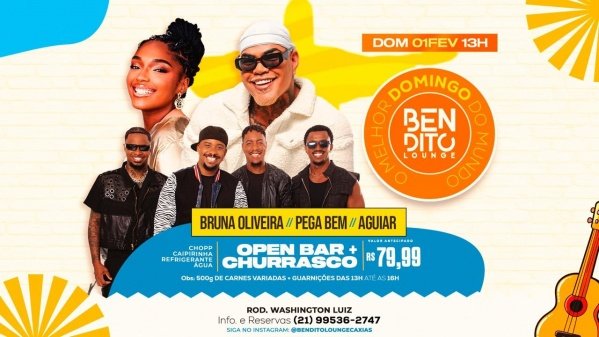 churrascada + open bar + brunna oliveira + pega bem + aguiar (foto do evento)