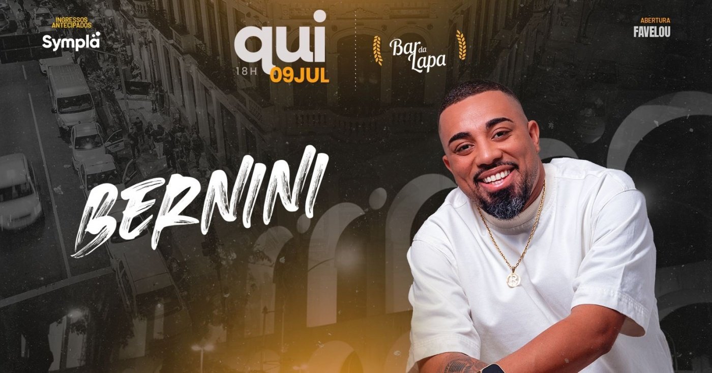 Bernini no bar da lapa (foto do evento)