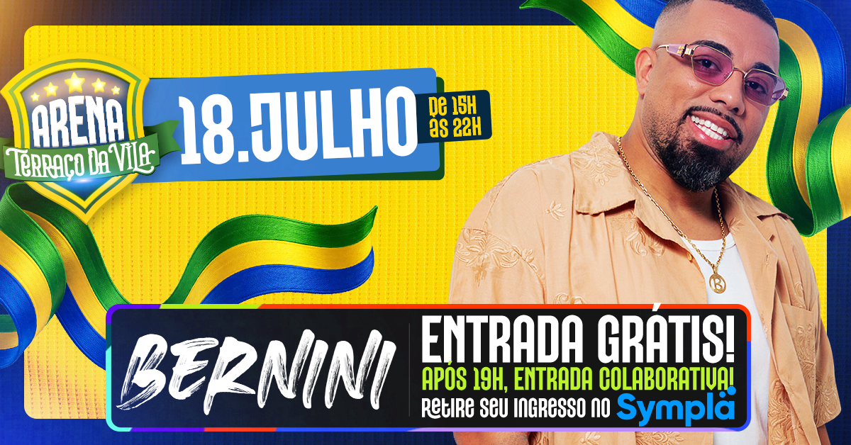 Bernini no terraço da vila (foto do evento)