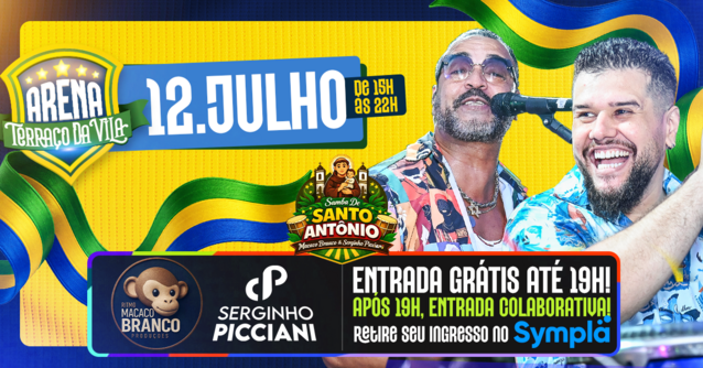 Samba de santo antônio no terraço da vila (foto do evento)