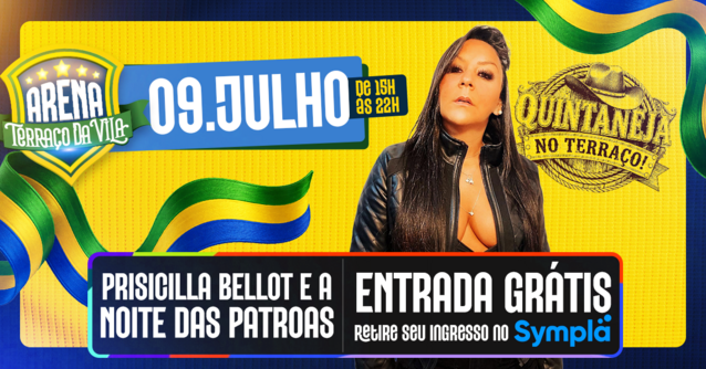 Prisicilla bellot e a noite das patroas no terraço da vila (foto do evento)