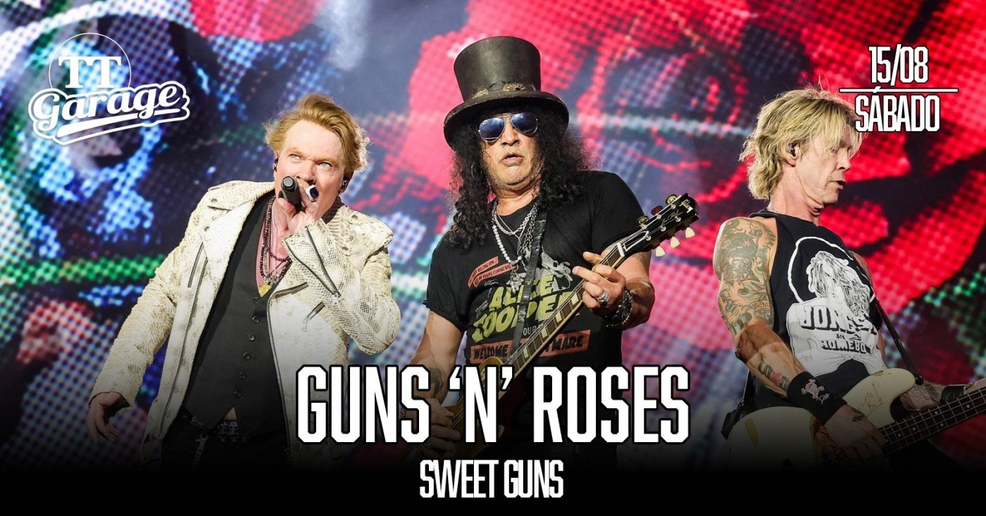 Tributo Guns N Roses com a banda Sweet Guns - Sábado - 15/08 (foto do evento)