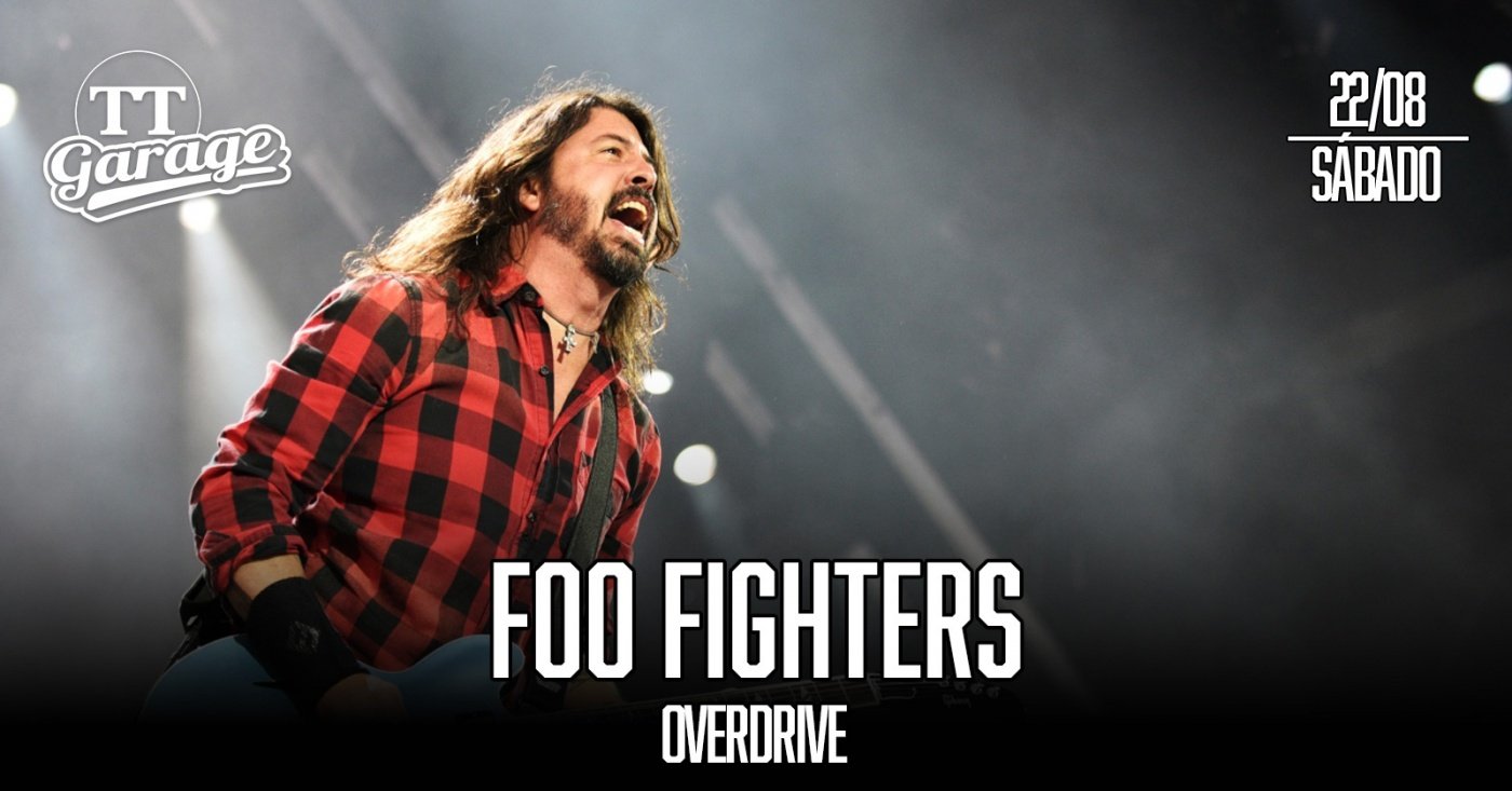 Tributo Foo Fighters com a banda Overdrive - Sábado - 22/08 (foto do evento)