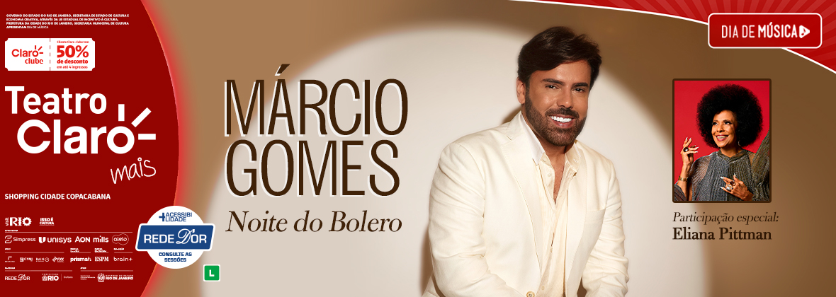 Márcio Gomes - A Noite Do Bolero (foto do evento)