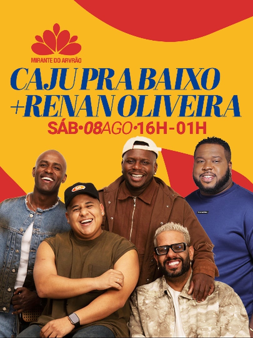 Caju pra Baixo + Renan Oliveira no Mirante do Arvrão (foto do evento)