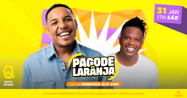 pagode do laranja e convidados na batuq niterói!! (foto do evento)