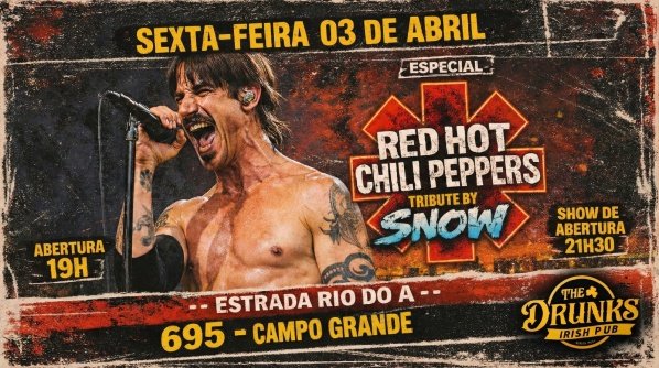 especial  red hot chili peppers -tribute by snow (foto do evento)