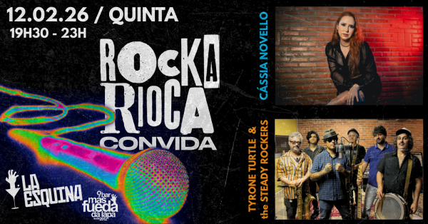 rockarioca convida: cássia novello + tyrone turtle e the steady rockers (foto do evento)
