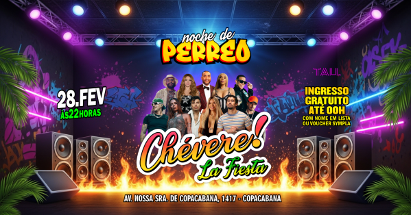 fiesta latina ¡chévere! | sábado 28 fevereiro | copacabana | tau (foto do evento)