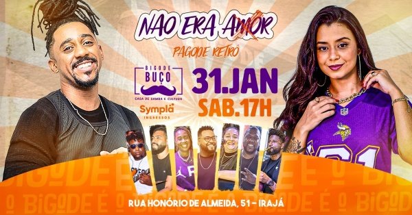 não era amor- pagode retrô (foto do evento)