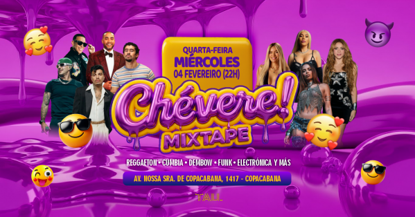 fiesta latina ¡chévere! | quarta-feira 4 fevereiro | copacabana | tau (foto do evento)