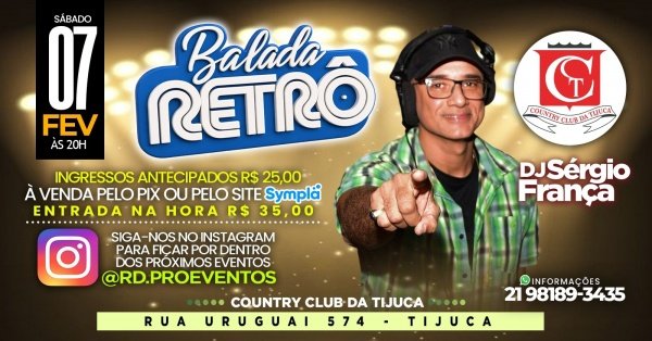 balada retrô (foto do evento)