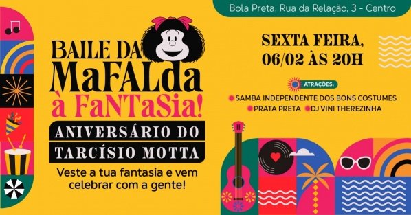baile da mafalda à fantasia 2026 (foto do evento)