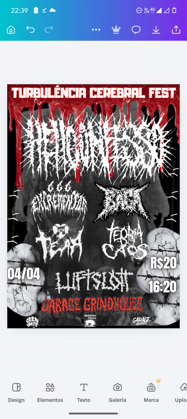 04/04 - turbulência cerebral fest / garage grindhouse - rj (foto do evento)