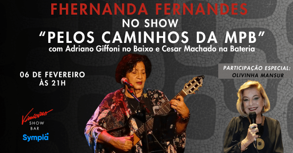 fhernanda fernandes no show “pelos caminhos da mpb” (foto do evento)