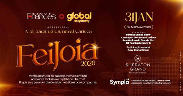 16ª FEIJOADA DO FRANCÊS: FEIJOIA 2026 abrindo as festividades do Carnaval Carioca (foto do evento)