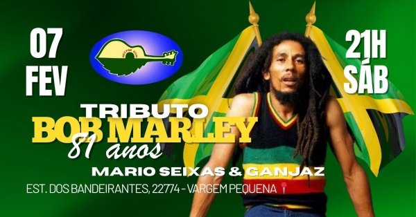 tributo bob marley 81 anos - mário seixas e ganjazz | nectar som (foto do evento)