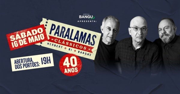 Paralamas do Sucesso | 16MAI (SAB) | Bangu Shopping (foto do evento)