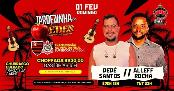 tardezinha do éden |  01fev (dom) | tô no trabalho (foto do evento)